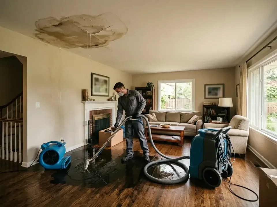 attic-pipe-burst-ceiling-drip-008 — frequently asked questions, Water Damage Restoration & Carpet Care in West Branch, IA